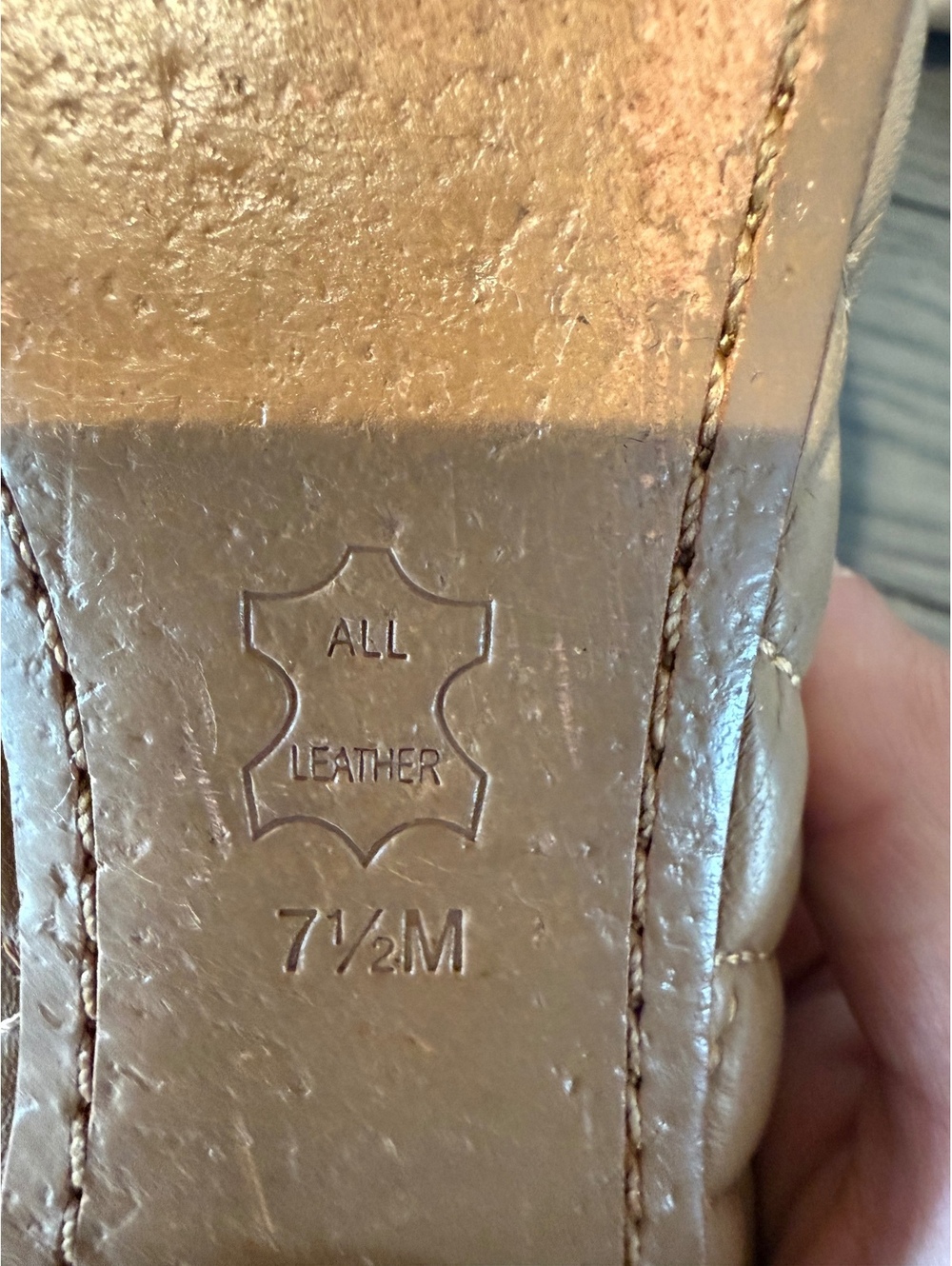 Tory Burch Quilted Leather Flats Size 7.5 - Picture 7 of 7